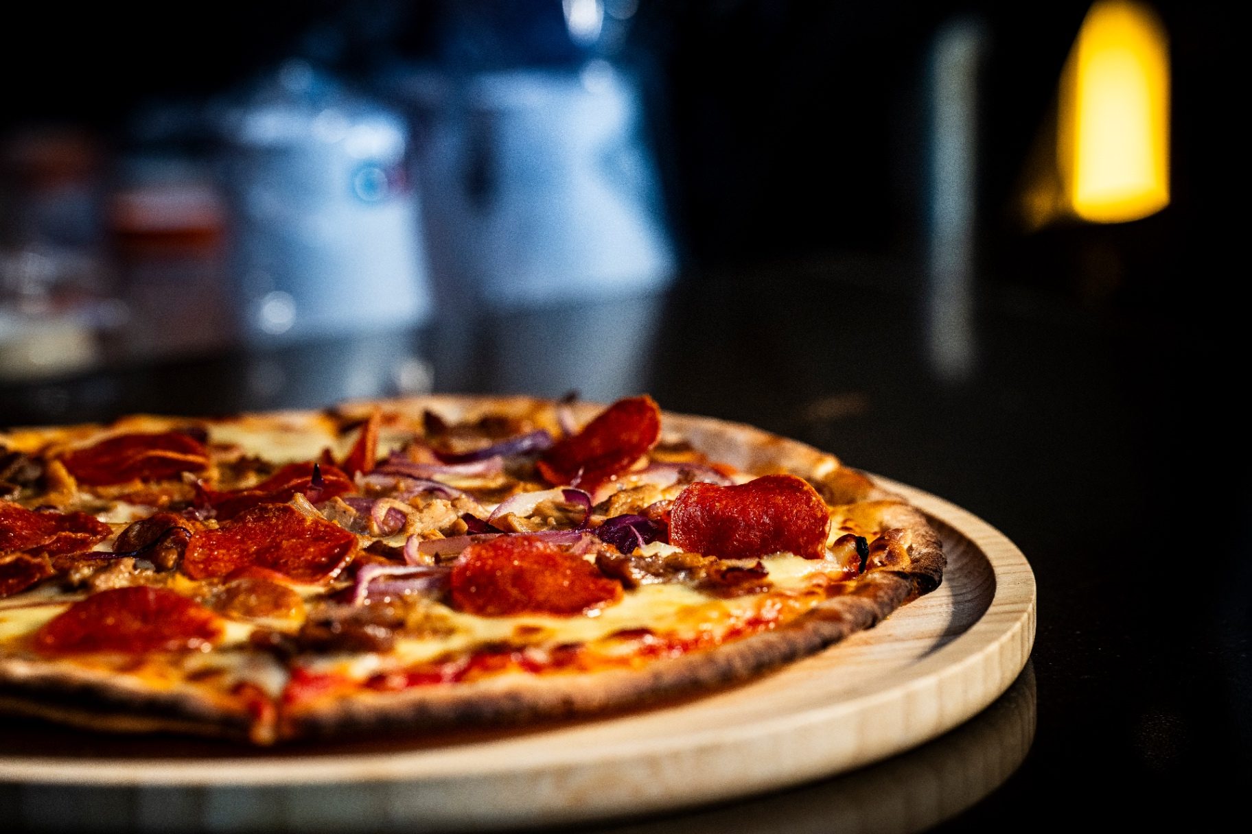 Pizza artisanale au four