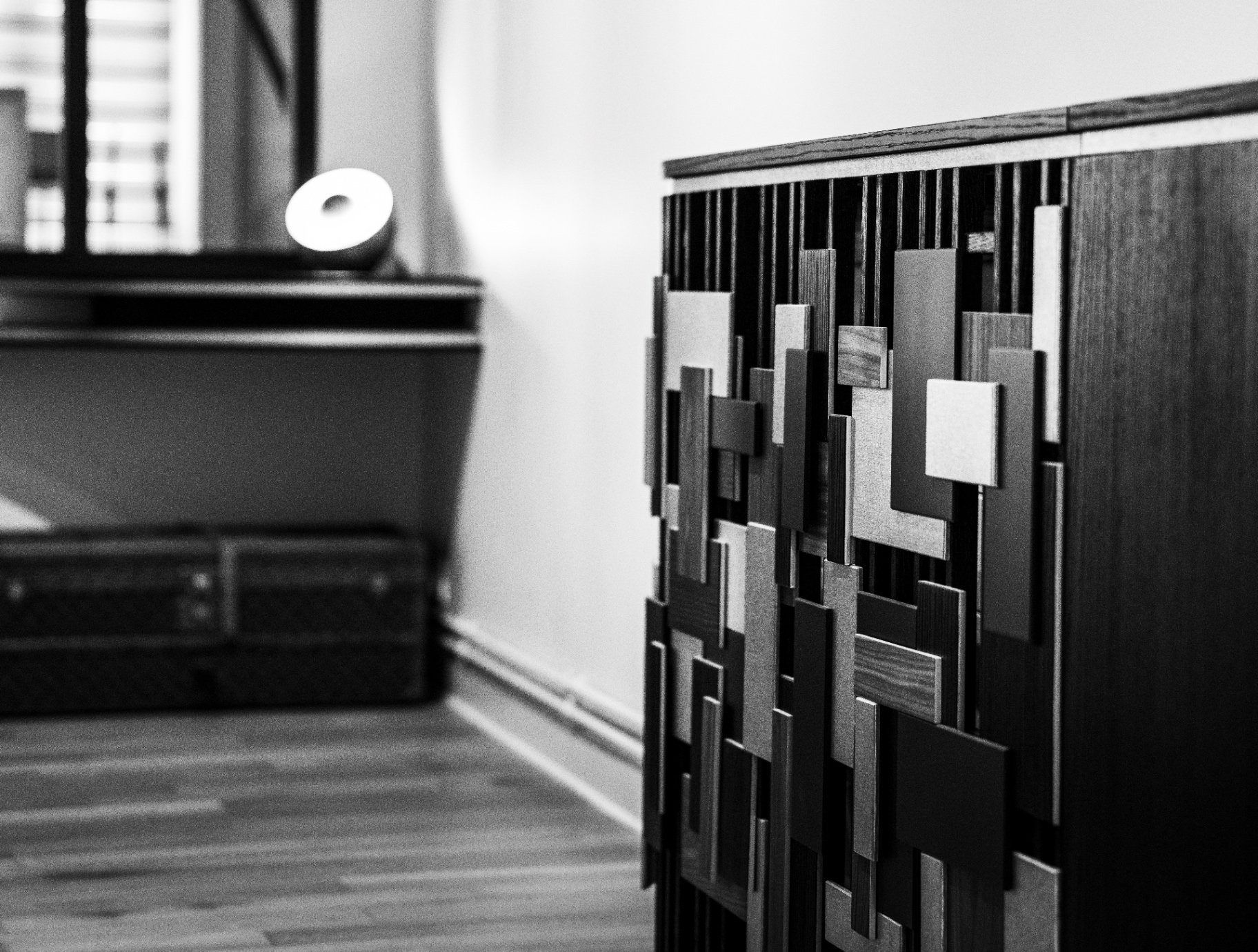 Meuble mosaïque, création d'artisan