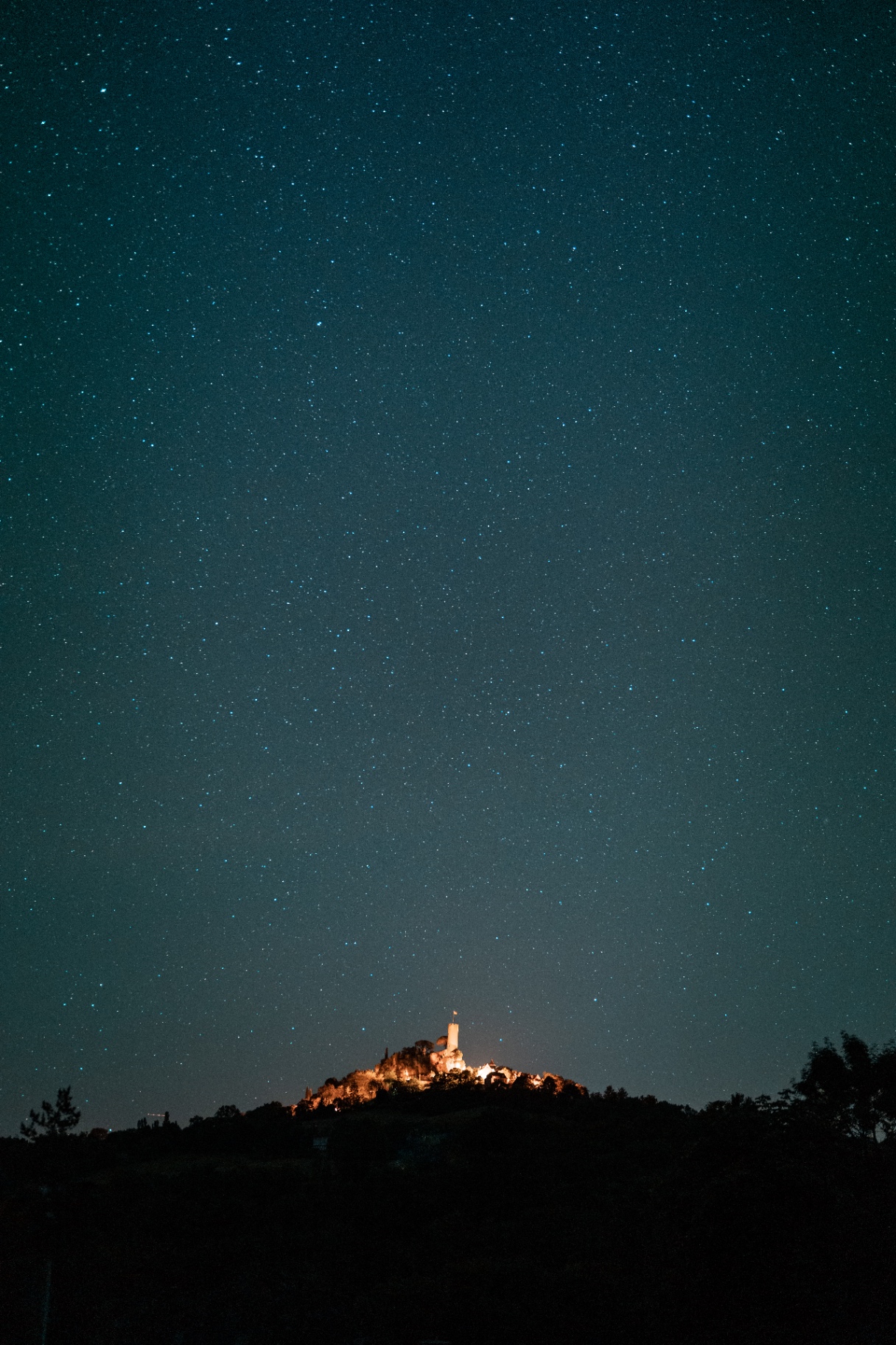 Village corrézien sous les étoiles