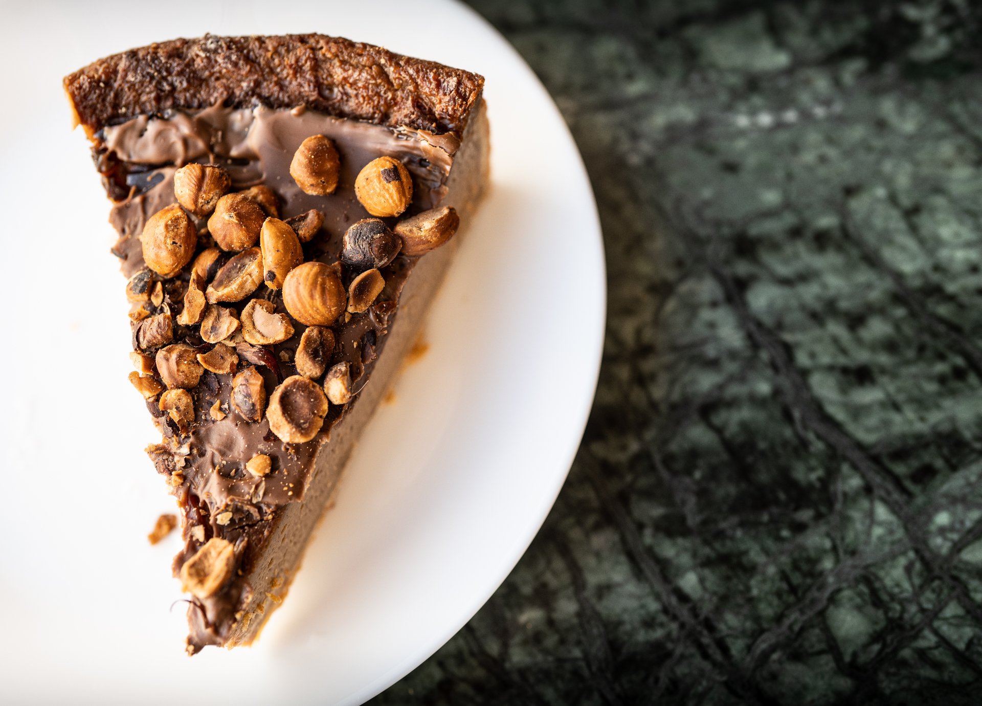 Tarte chocolat noisettes